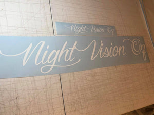 Night Vision Oz large sticker